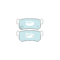 Bendix General CT Brake Pad Set Rear for Korando 98-07/Musso 04-07 (DB1814GCT)