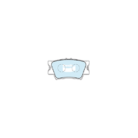 Bendix Heavy Duty Brake Pad Set Rear for Camry 06-11 (DB1832HD)