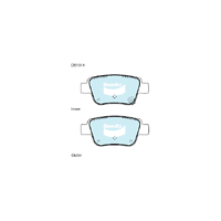 Bendix Heavy Duty Brake Pad Set Rear for Alphard-Vellfire 08-22 (DB1914HD)