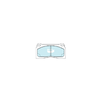 Bendix Ultimate+ Brake Pad Set Front for Falcon 08-14 (DB1935ULT)