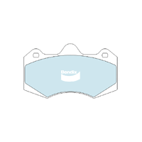 Bendix Ultimate+ Brake Pad Set Front for Clubsport 06-17 (DB1937ULT)