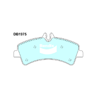 Bendix Heavy Duty Brake Pad Set Rear for Sprinter 06-09/Crafter 06-17 (DB1975HD)