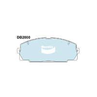 Bendix Heavy Duty Brake Pad Set Front for Dyna 01-22/Hiace 89-05 (DB2000HD)