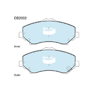 Bendix 4x4 Brake Pad Set Front for Wrangler 07-18 (DB2002-4)