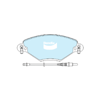 Bendix Euro Brake Pad Set Front for C5 01-07 (DB2016EU)