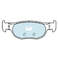 Bendix General CT Brake Pad Rear Set for Mazda 3 19-22/CX-30 19-22 (DB2539GCT)