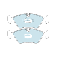 Bendix General CT Brake Pad Set Front for 5-Series 81-87/M3 90-92 (DB256GCT)