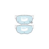 Bendix General CT Brake Pad Set Rear for 323 77-80/Skyline R32 89-93 (DB325GCT)