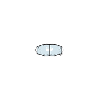 Bendix General CT Brake Pad Set Front for Supra 86-93 (DB431GCT)