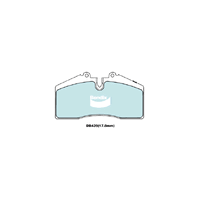 Bendix Heavy Duty Brake Pad Set Front for 911 95-97/928 86-91 (DB439HD)