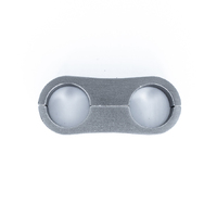 Deatschwerks Titanium Billet Dual Hose Separator to Suit -10 PTFE and -8 CPE Hose (15.9mm)