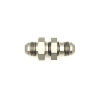 Deatschwerks 8AN to 8AN Male Flare Bulkhead Adapter w/Nut