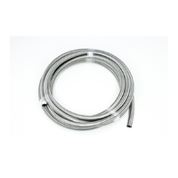 Deatschwerks 6AN Stainless Steel Double Braided CPE Hose - 20 Feet