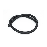 Deatschwerks 8AN Black Nylon Braided CPE Hose - 3 Feet