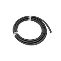 Deatschwerks 8AN Black Nylon Braided PTFE Hose - 20 Feet