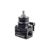 Raceworks EFI Adjustable Fuel Pressure Regulator 3X Ports  FPR-502BK