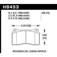 Hawk Performance HPS Front Brake Pads for STI/Liberty/BRZ/86/EVO 4-X/SS-V/FK8 Type-R (Brembo) HB453F.585