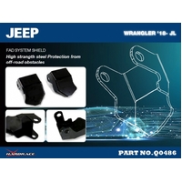 REAR LCA BRACKET SHIELD PLATE JEEP, WRANGLER, WRANGLER UNLIMITE JL 18-PRESENT, JLU 18-PRESENT