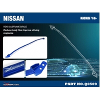 REAR SUBFRAME BRACE NISSAN, KICKS, P15 16-PRESENT