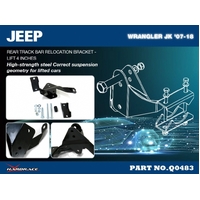 REAR TRACK BAR RELOCATION BRACKET JEEP, WRANGLER, JK 06-18