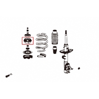 FRONT REINFORCED STRUT MOUNT HONDA, CITY, CRZ, JAZZ/FIT, HRV, GD1/2/3/4, ZF1/2, 14-PRESENT, GE6/7/8/9, GK