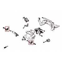 FRONT LOWER ENGINE TORQUE MOUNT HONDA, CIVIC, EG, EH, EJ1/2, EK3/4/5/9, EJ6/7/8/9, EM1 INTEGRA DC2