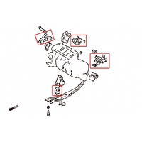 HARDENED ENGINE MOUNT MAZDA, 323, 5/PREMACY, TIERRA, 98-06, CP 99-05, BJ 98-04