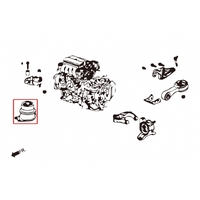HARDENED ENGINE MOUNT HONDA, JAZZ/FIT, GE6/7/8/9