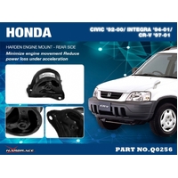 HARDENED ENGINE MOUNT REAR SIDE, HONDA, CIVIC, INTEGRA, RD1-RD3 97-01, DC2 94-01, EG, EH, EJ1/2, EK3/4/5/9, E