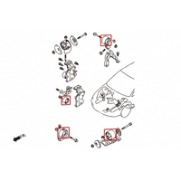 REINFORCED MOUNT BUSHING MITSUBISHI, LANCER EVO, CT9A