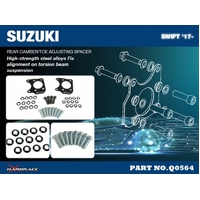 REAR CAMBER/TOE ADJUSTABLE SPACER SUZUKI, SWIFT, SX4, 14-PRESENT, ZC33 17-PRESENT
