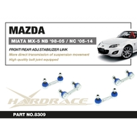 FRONT ADJ. REINFORCED STABILIZER LINK MAZDA MIATA MX-5 NB '98-05 FRONT & REAR, NC '05-14