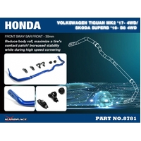 FRONT SWAY BAR (30MM) SKODA, VOLKSWAGEN, GOLF R, KODIAQ, SUPERB, TIGUAN, 17-PRESENT, 16-PRESENT, B8 3V 16-PRESENT, MK7