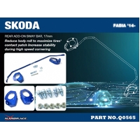 REAR ADD-ON SWAY BAR 17MM V2 SKODA, FABIA, 15-PRESENT