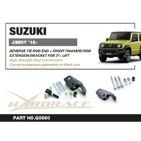 SUZUKI JIMNY '18- REVERSE TIE ROD END + FRONT PANHARD ROD EXTENSION BRACKET