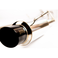 Invidia N1 "Signature Edition" Cat Back Exhaust Non Resonated w/Black Tip for Subaru WRX/STI GD 01-07