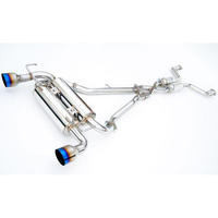 Invidia Gemini Cat Back Exhaust w/Black Signature Series tips for Nissan Skyline V35/Infiniti G35 V35 (Coupe)