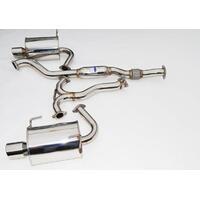 Invidia Q300 Cat Back Exhaust w/SS Tips for Subaru 08-10 WRX Sedan/Forester XT SH 08-13