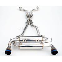 Invidia Gemini Cat Back Exhaust w/Ti Straight Cut Tips for Nissan 370Z Z34 09-20