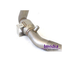 Invidia Down Pipe w/High Flow Cat for Ford Mustang Ecoboost FM/FN 15-20