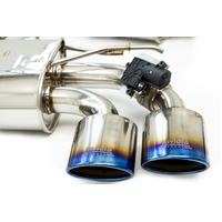 Invidia Q300 Valved Catback Exhaust w/Oval Ti Rolled Tips for VW Golf R Mk7
