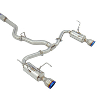 Invidia R400 Cat Back Exhaust w/Ti Tips for Subaru WRX 08-10 Sedan/Forester XT 08-18