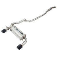 Invidia Q300 Valved Cat Back Exhaust w/Black Tips for Ford Focus RS Mk3 LZ 16-17