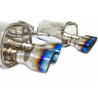 Invidia Q300 Straight Cut Ti Tips suit 2011-19 WRX/STI