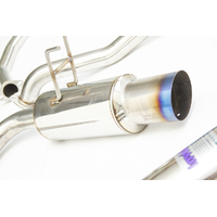 Invidia N1 Single Exit Cat Back Exhaust w/Ti Tip for Honda Civic FC/FK 16-20 1.5T (Excl Centre Exit RS)