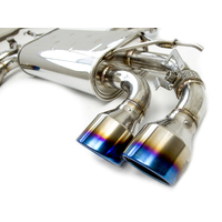 Invidia Q300 Valved Catback Exhaust w/Round Ti Rolled Tips for VW Golf R Mk7.5