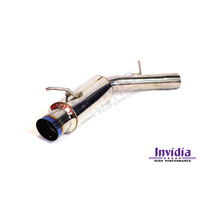 Invidia N1 Cat Back Exhaust w/Ti Tip for Mitsubishi Evo 4-6 CP9A (Inc TME)