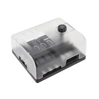 Hulk 4x4 6 Way Fuse Box ATS Standard Blade Fuse Bus Bar & LED Fault