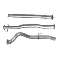 Hulk 4x4 Stainless Steel Exhaust Kit with Muffler Delete (Triton 15+)