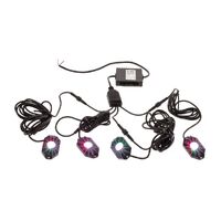 Hulk 4x4 Pkt 4 RGBW LED Rock Light Kit 9-32V 36Watt 120Deg Flood Beam